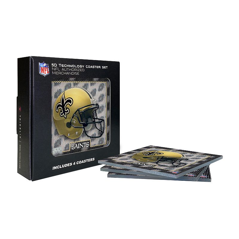 New Orleans Saints 5D Technology Coaster Set