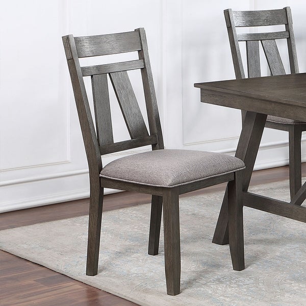 Topcraft Wooden Upholstered Dining Chair Set of 2