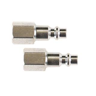 Primefit 14 in. Industrial Steel Plug Set with 14 in. Female NPT (2-Piece) IP1414FS-2