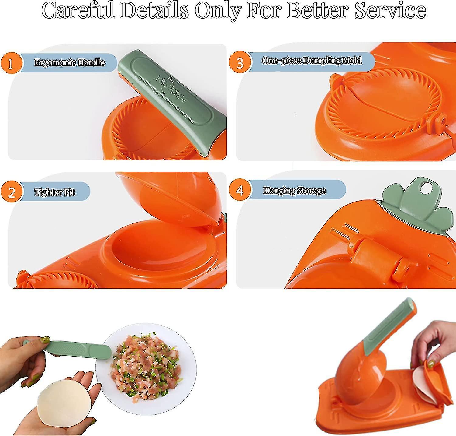 2 In 1 Dumpling Maker， Kitchen Diy Dumpling Maker， Dumpling Skin Maker Dumpling Moulds