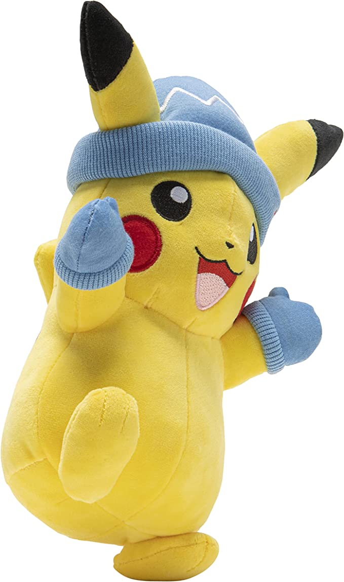 Jazwares Pokemon Holiday Plush Pikachu Mittens - 8