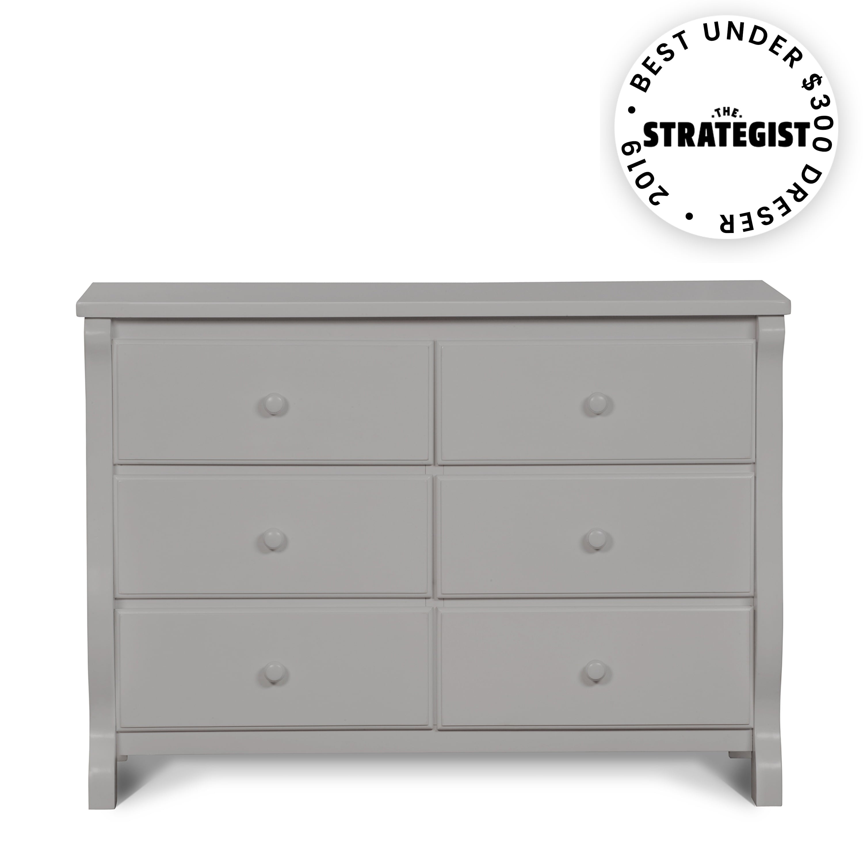 Delta Children 6 Drawer Dresser, Grey