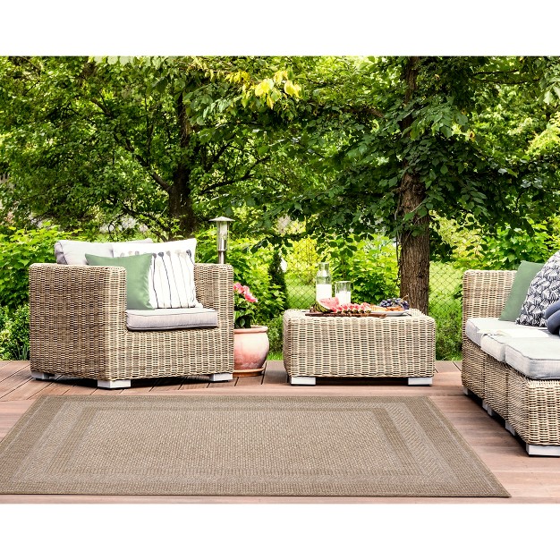 Liora Manne Orly Border Indoor outdoor Rug