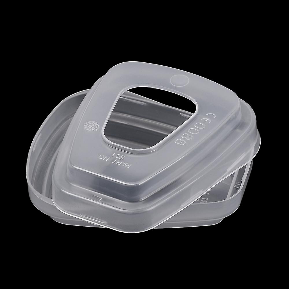 10pcs Anti-dust Retainer Case Safety Respirator Part 501 Filter Adapter Plastic Cover For 3*m 501 6800 6001 5n11 5p71 7502 6200