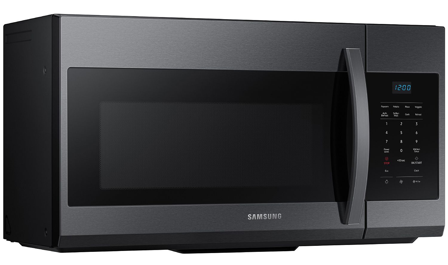  1.7 Cu. Ft. Fingerprint Resistant Black Stainless Steel Over-The-Range Microwave