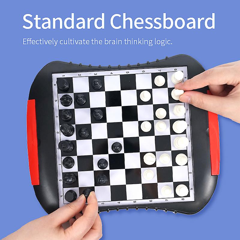 Drawer Board Magnetic Chess Children's Plastic Toys Chess Board Game Toys Over 3 Years Old