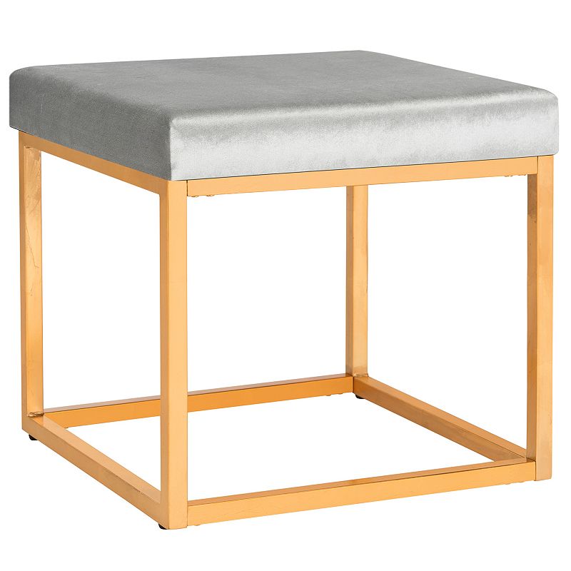 Safavieh Rowan Contemporary Glam Square Ottoman