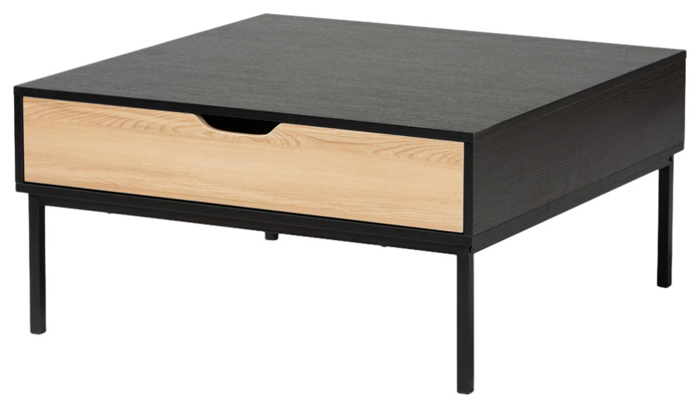 Liliane Modern Two Tone Coffee Table   Industrial   Coffee Tables   by Baxton Studio  Houzz