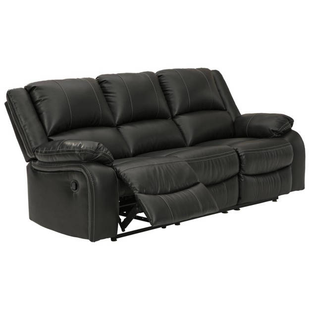 Calderwell Recliner Sofa Black Signature Design By Ashley