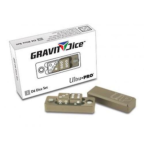 Ultra Pro Gravity Dice Precision 2x D6 Dice Set (Desert)