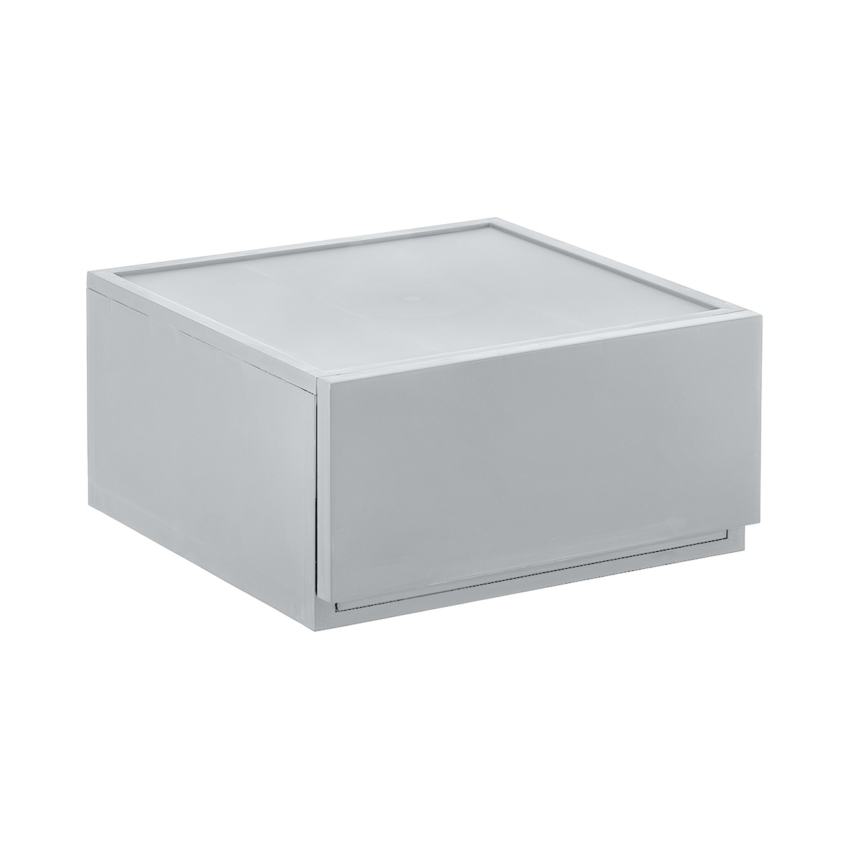 Grey Opaque Modular Stackable Drawers