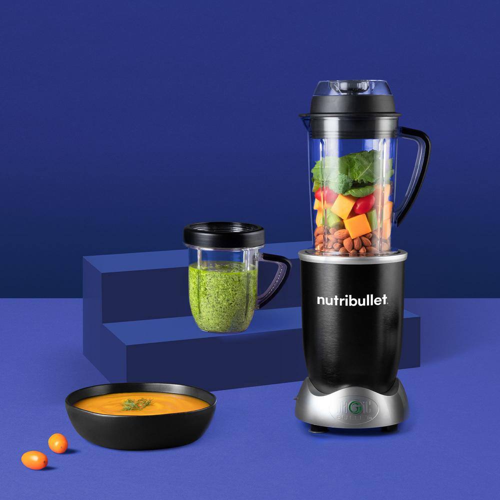 NutriBullet Rx 30 oz. Single Speed Black Blender with 1 Liter Pitcher N17-1001