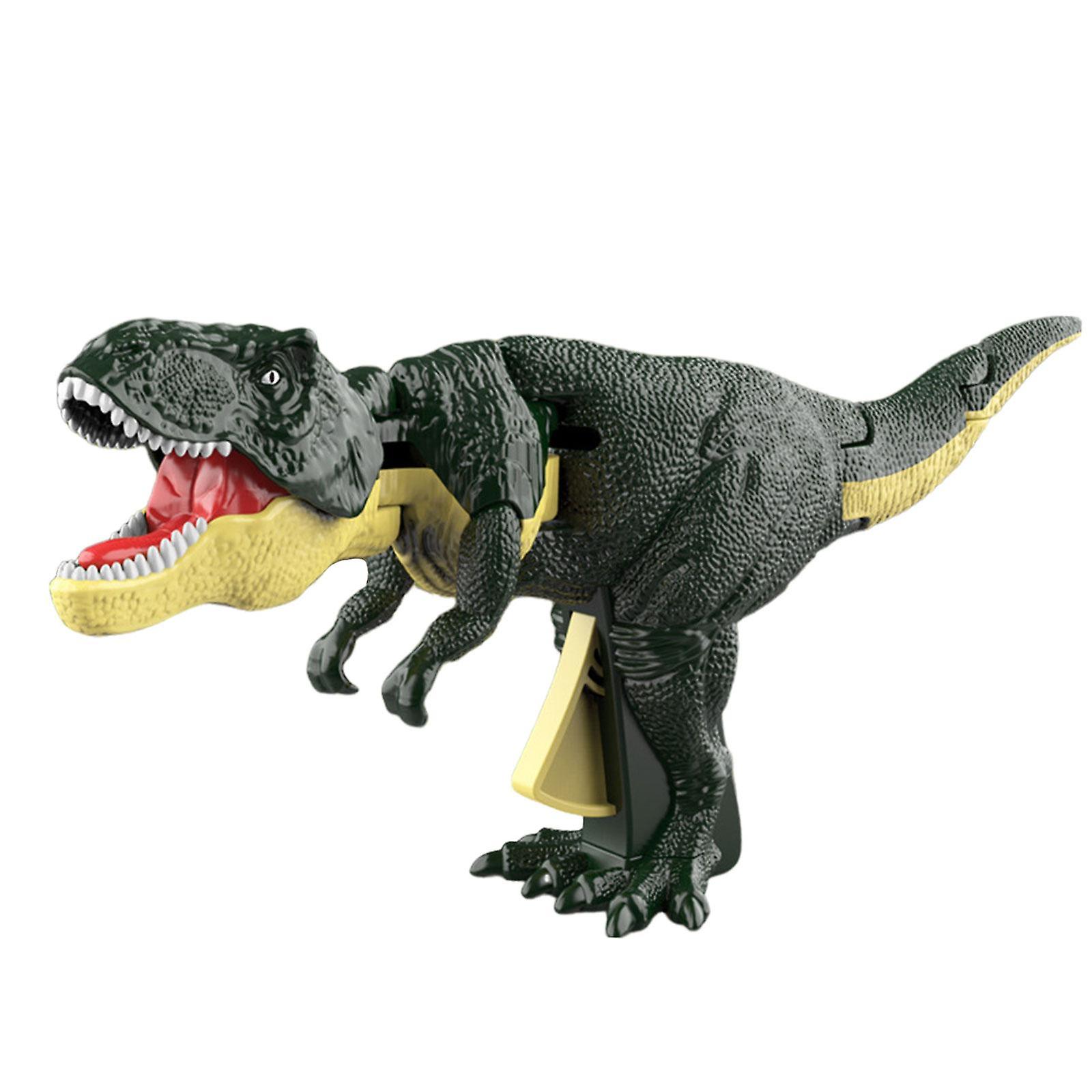 Dinosaur Robot Figure Simulated Dinosaur Toy For Desktop Party Birthday Gift Green