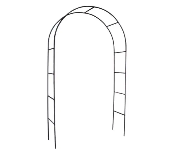 Garden supplies Outdoor   Wedding Metal Garden Arch with gate For Plants Climbing Hot Selling Arch