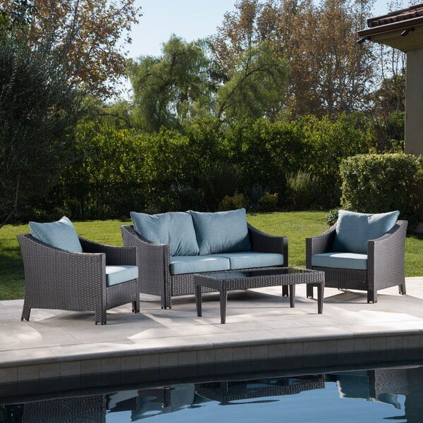 Oliver and James Moses 4piece Outdoor Chat Set