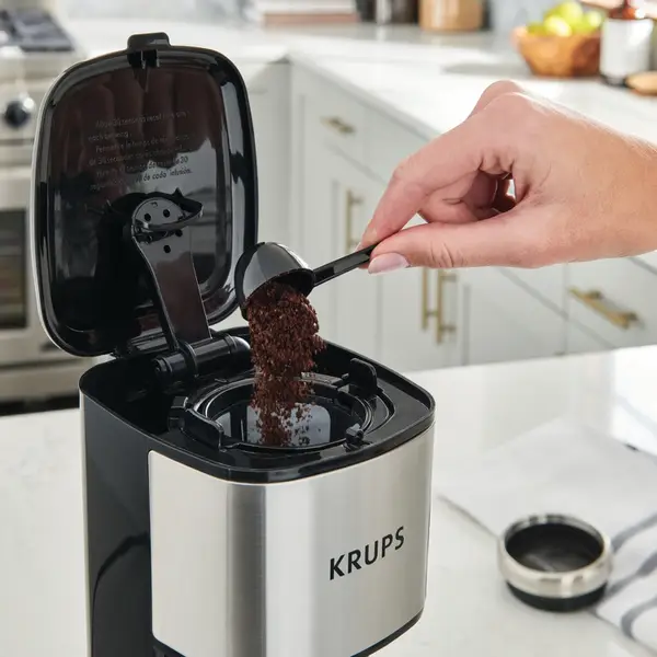 Krups Simply Brew To Go-Single-Serve Coffee Maker with Stainless Steel Travel Tumbler