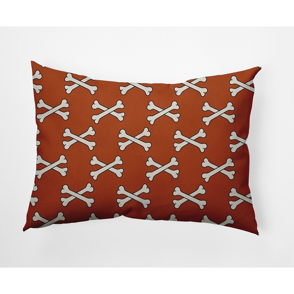 Cross Bones Decorative Throw Pillow