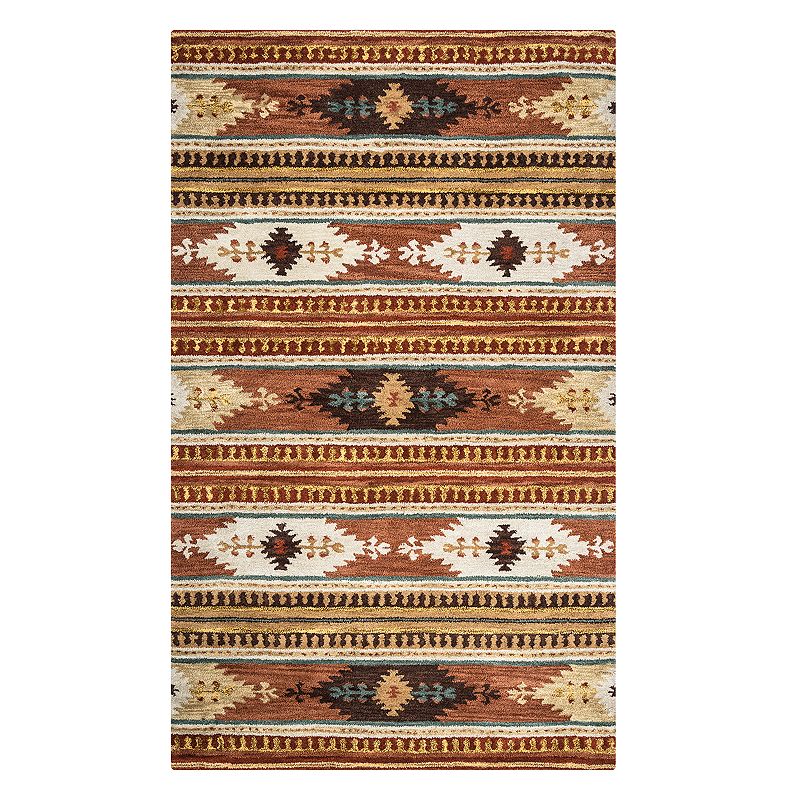 Rizzy Home Avianna Southwest Collection Geometric Rug