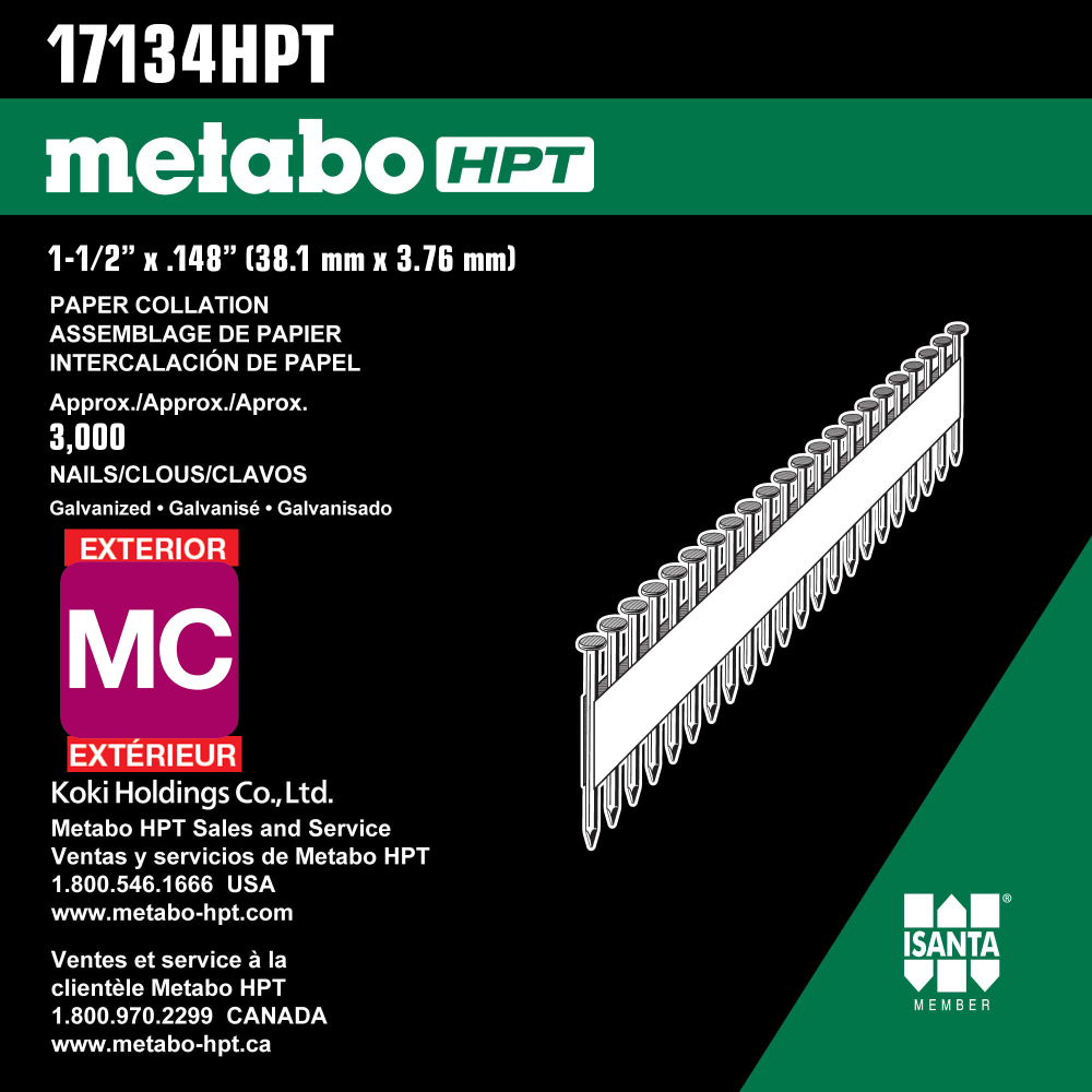 Metabo HPT 1 1/2