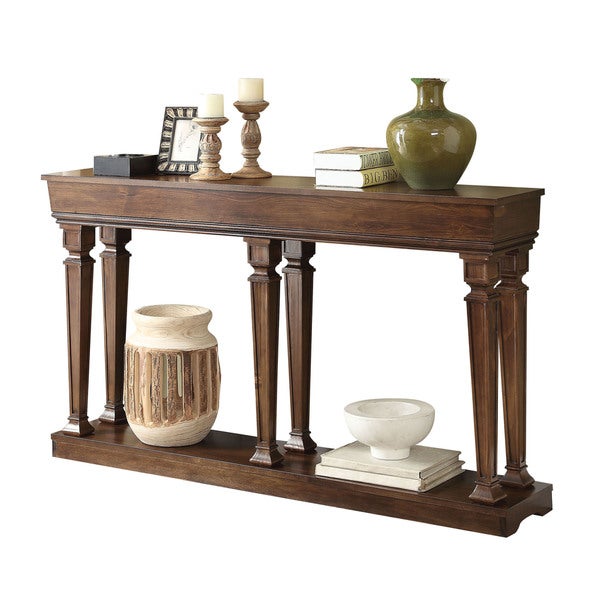 Acme Furniture Garrison Oak Console Table