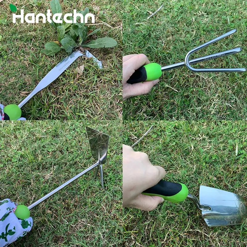 High Quality Aluminum oy Hand Tool Kit stainless steel hand tools set with trowel and flower fork and hand grubber