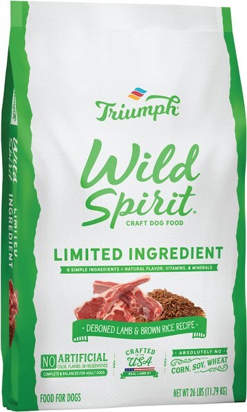 Triumph Wild Spirit Limited Ingredient Lamb and Brown Rice Recipe Dry Dog Food