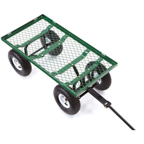 Gorilla Carts GOR400 400-lb. Steel Mesh Garden Cart with 10