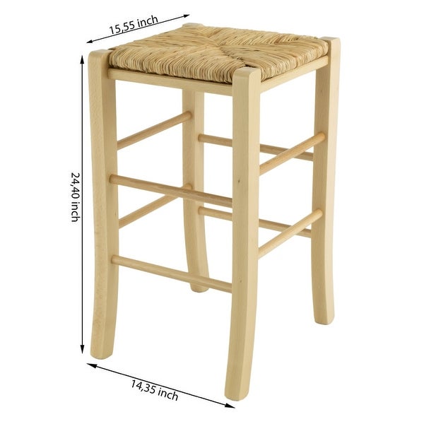 Linon Graham Backless Counter Stool (Set of 2)