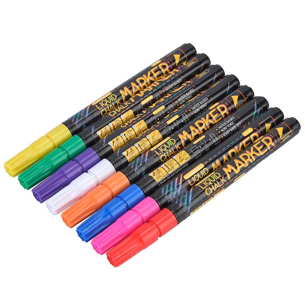 1.0 Mm Fine Word Erasable Liquid Chalk  Blackboard Marker Highlighter Lamp Board Pen