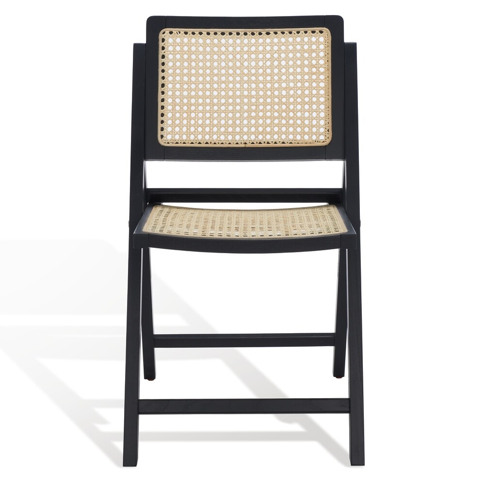 SAFAVIEH Couture Desiree Cane Folding Dining Chair (Set of 2)   18 in. W x 23 in. D x 33 in. H