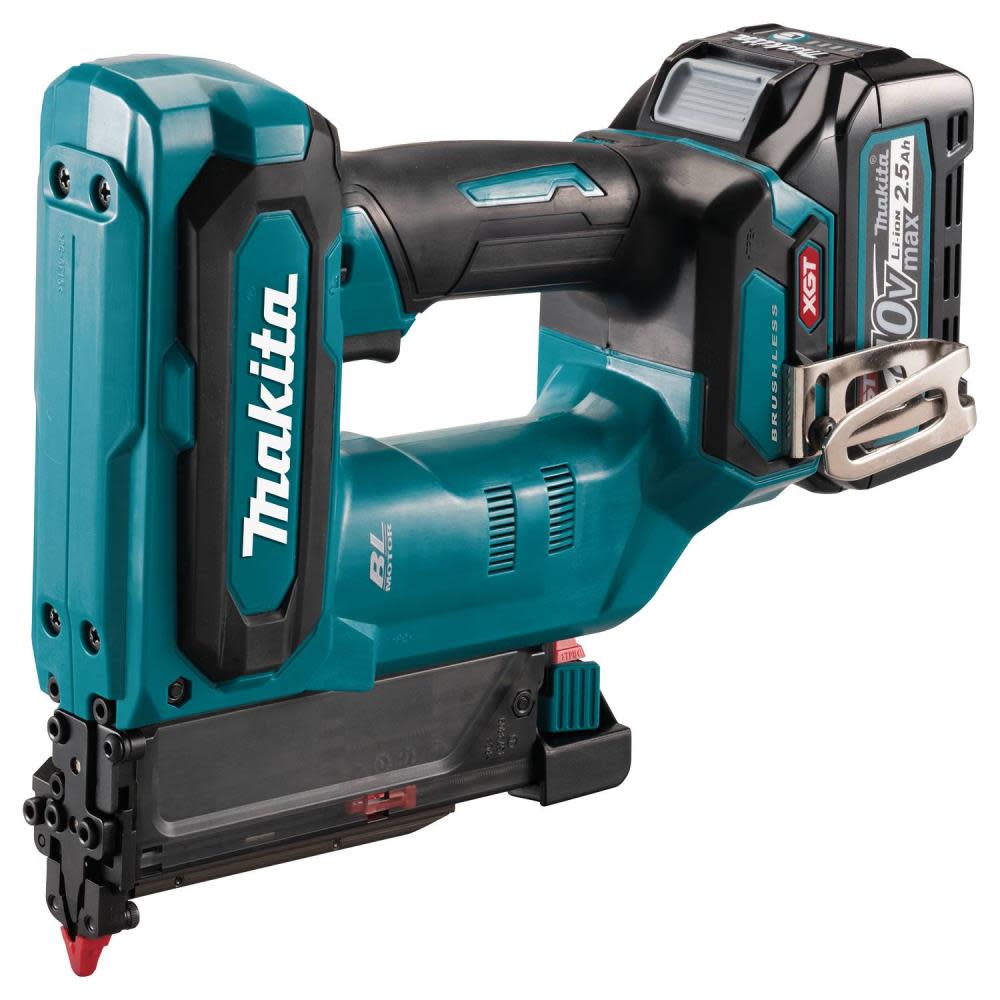 Makita 40V max XGT Pin Nailer Kit Brushless Cordless 23 Gauge 2.5Ah ;