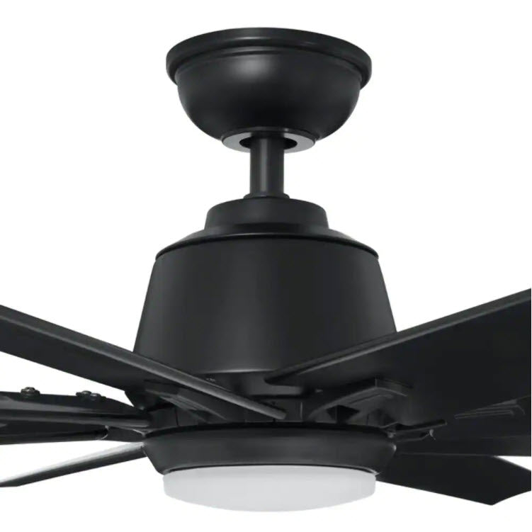 Home Decorators Collection 72 in Kensgrove LED Lighted Ceiling Fan Matte Black