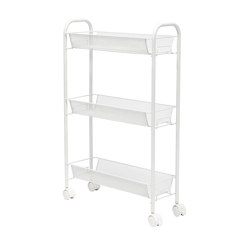 Honey-Can-Do Slim Rolling Wire Cart