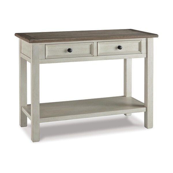 Signature Design by Ashley Bolanburg Farmhouse Sofa Table