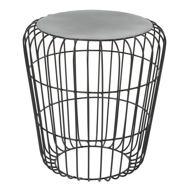 Metal Patio Accent Table Olivia amp May