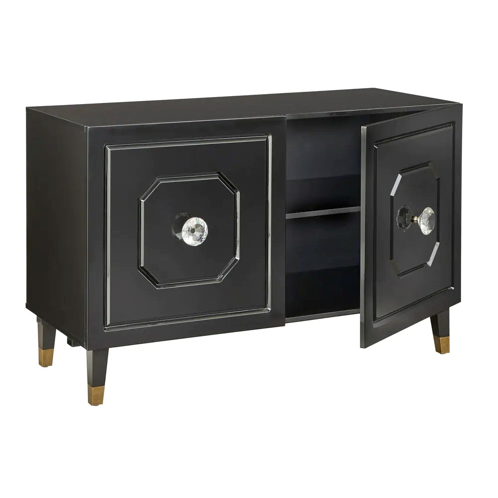 angelo:HOME TV Console/Buffet Cabinet - Jaslene (black)