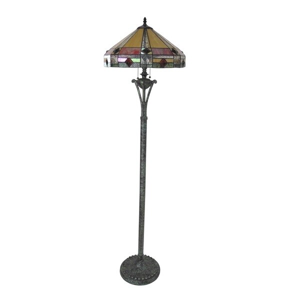  Style Mission Design 2-light Antique Bronze Floor Lamp