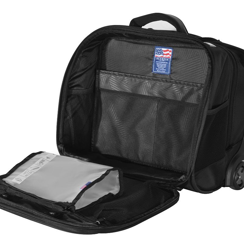 Olympia The Exec Business Rolling Case with Laptop Compartment