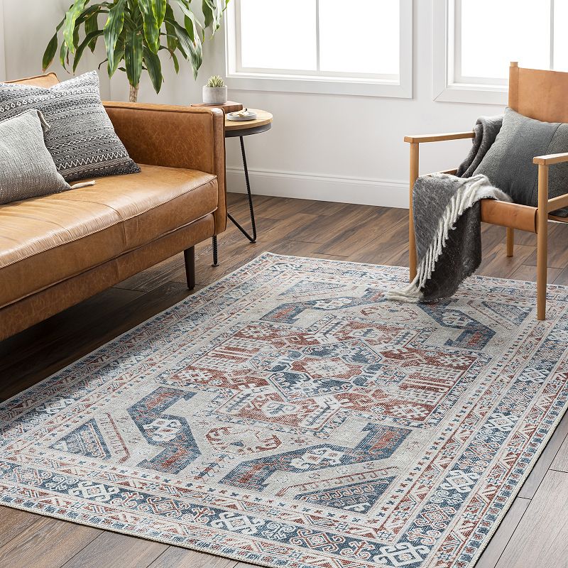 Decor 140 Aerona Transitional Washable Area Rug