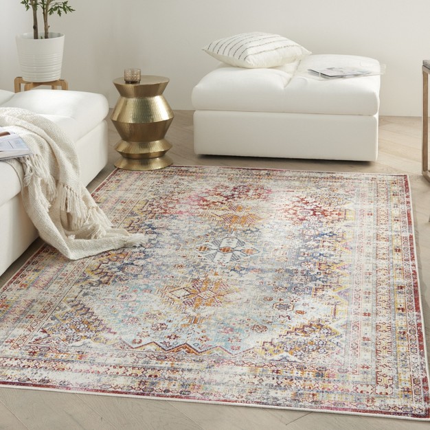 Nourison Vintage Kashan Distressed Floral Indoor Area Rug