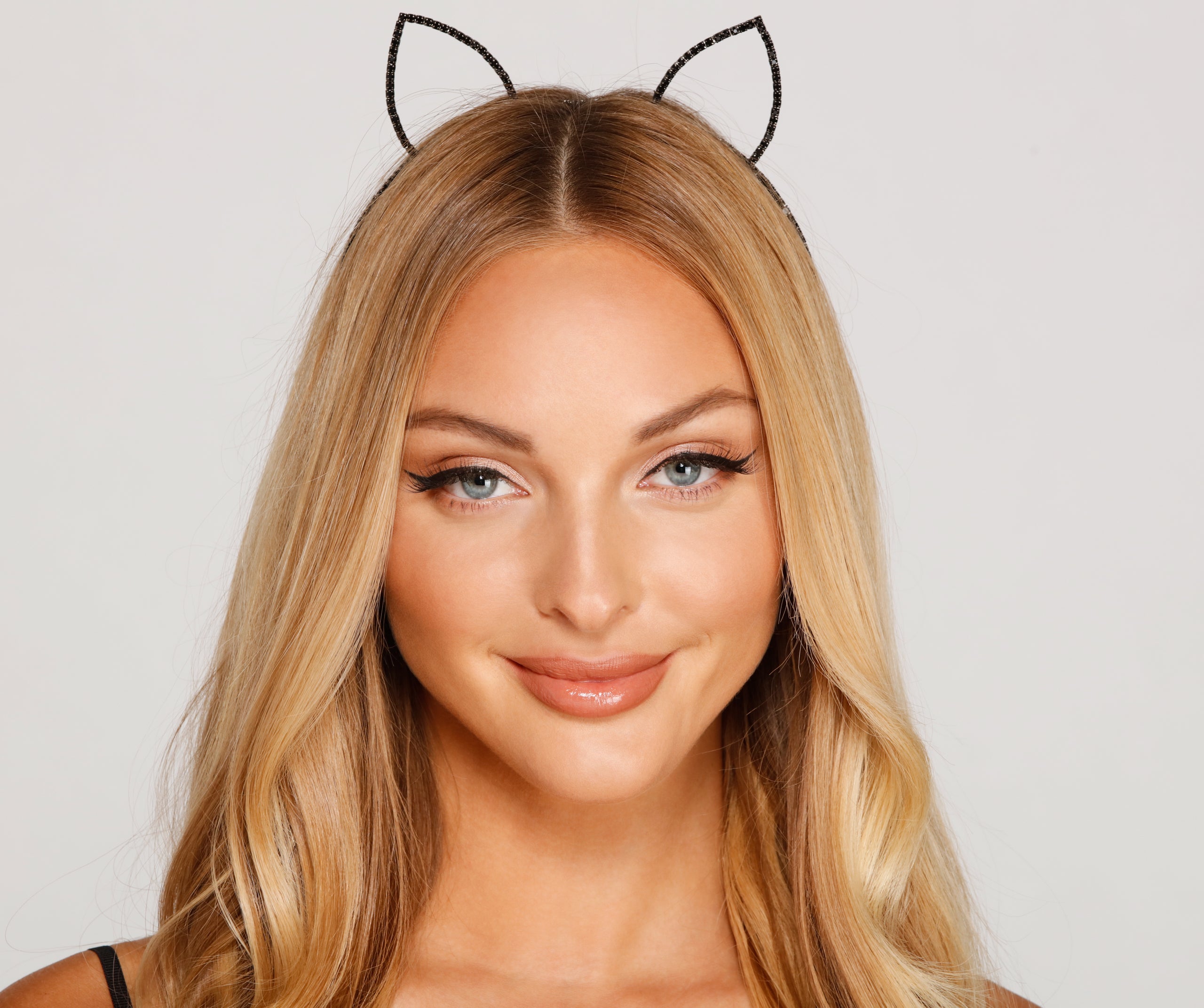 Halloween Rhinestone Cat Ears