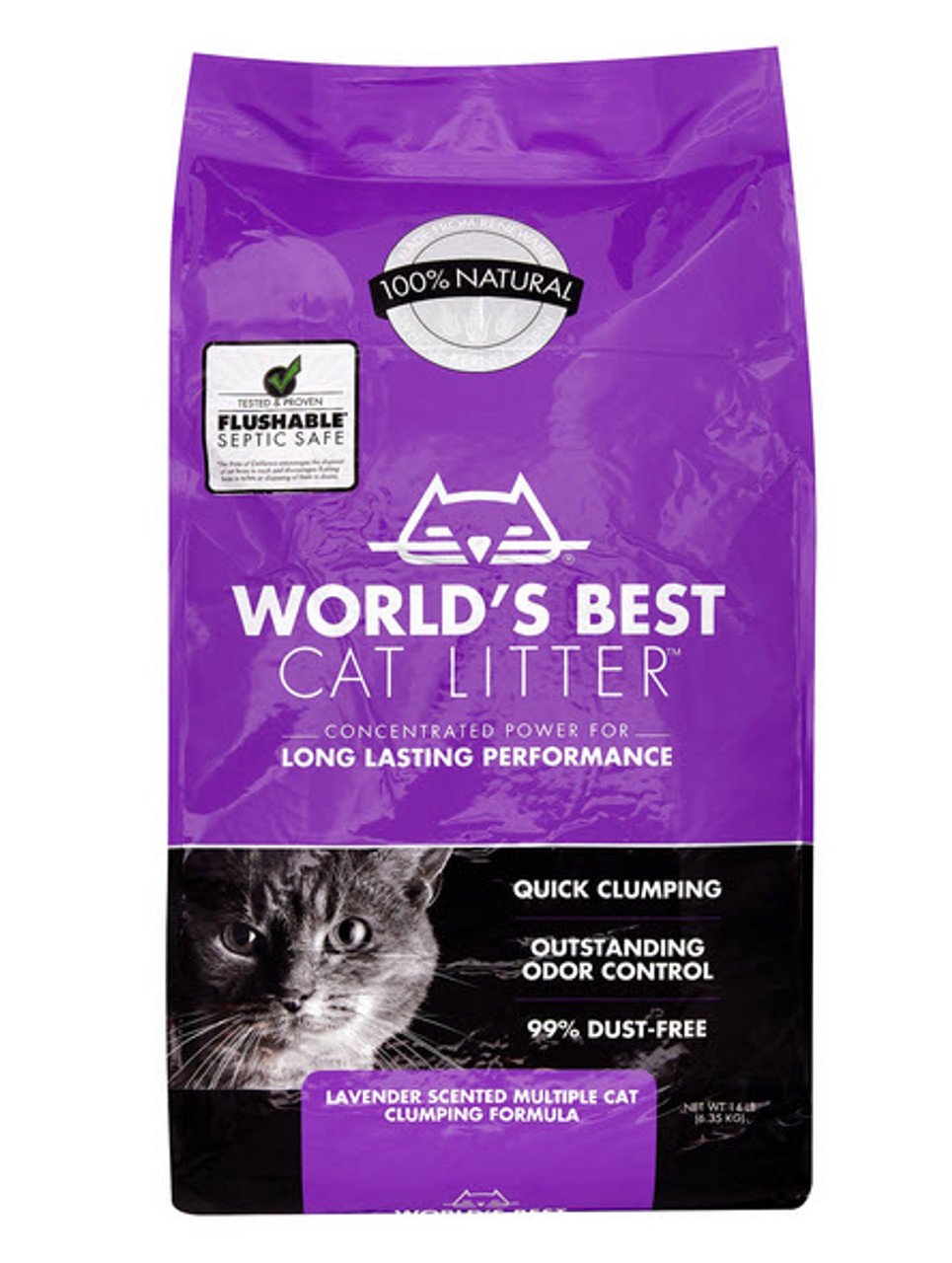 World's Best Cat Litter Scented Multiple Cat Clumping Formula