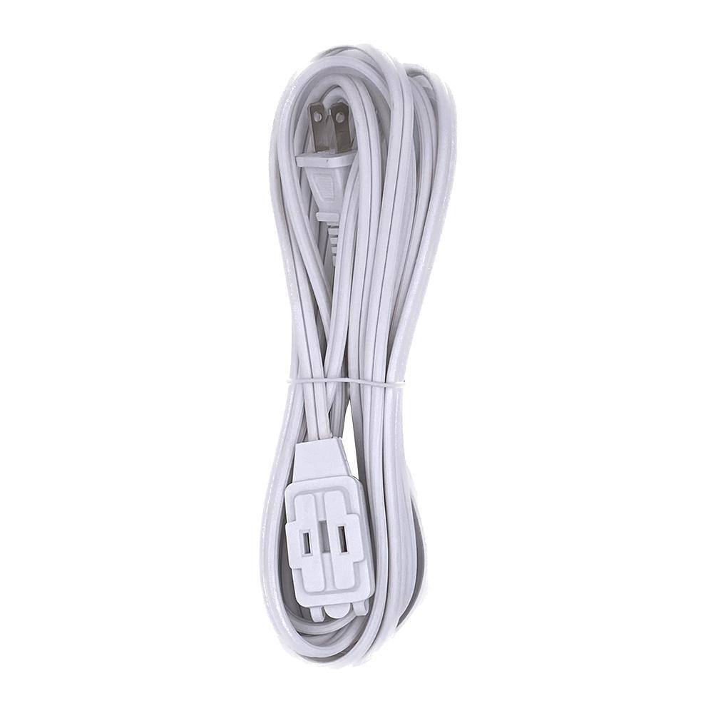 HDX 12 ft. 162 Light Duty Indoor Extension Cord White FSEX06