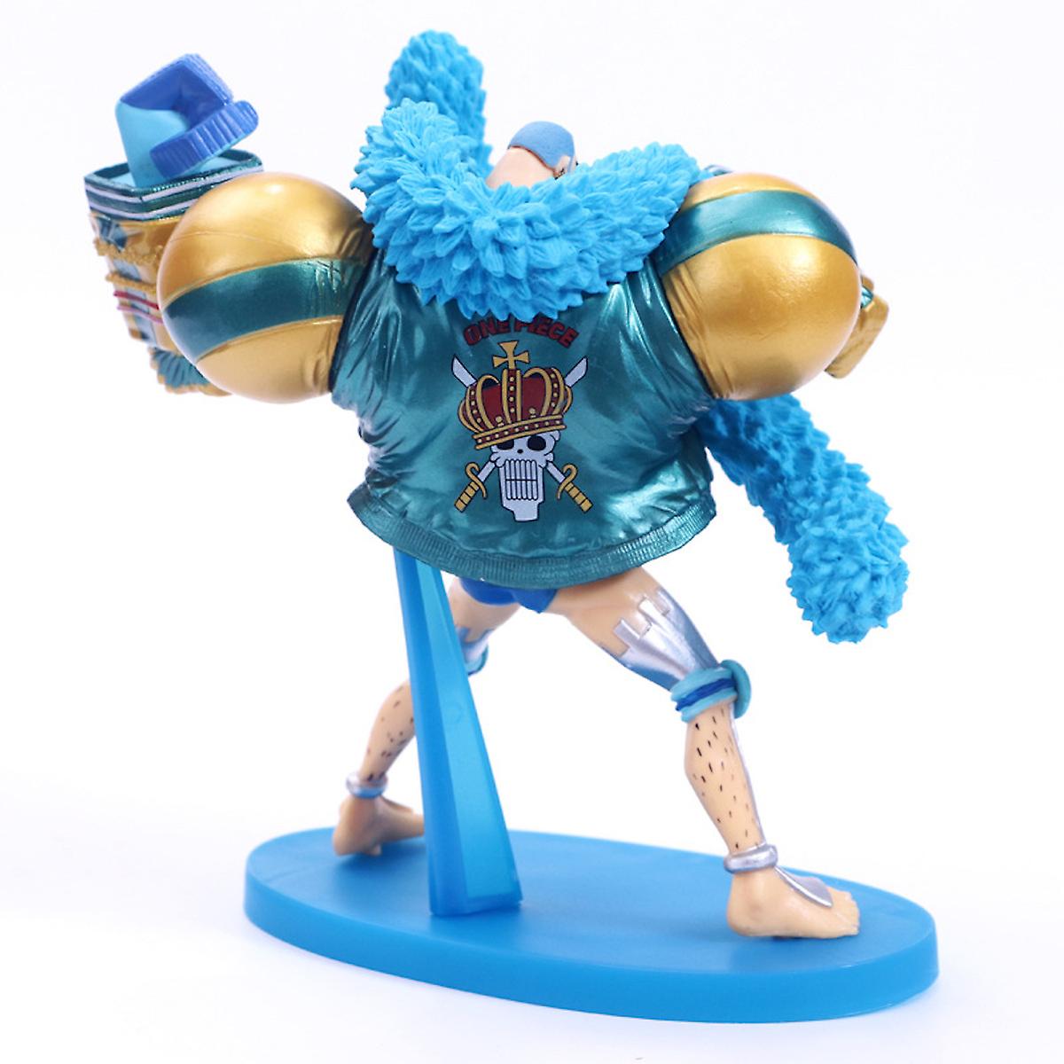 Franky Stand Pose One Piece Figure Anime Toy Model 17.5cm