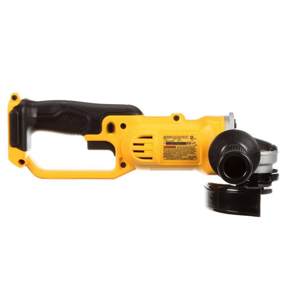 DW 20V MAX Cordless 4.5 in. - 5 in. Grinder and (1) 20V MAX Compact Lithium-Ion 3.0Ah Battery DCG412BW230