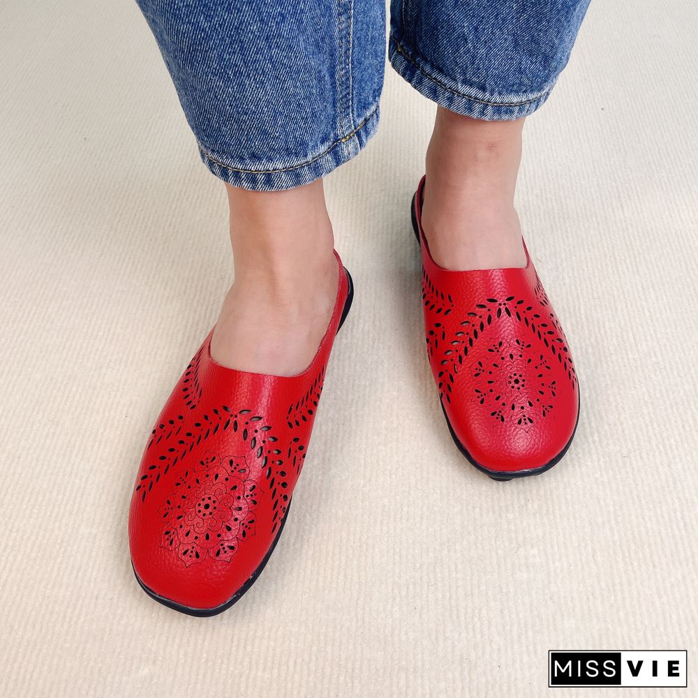 Owlkay Casual All-match Hollow Slippers 2