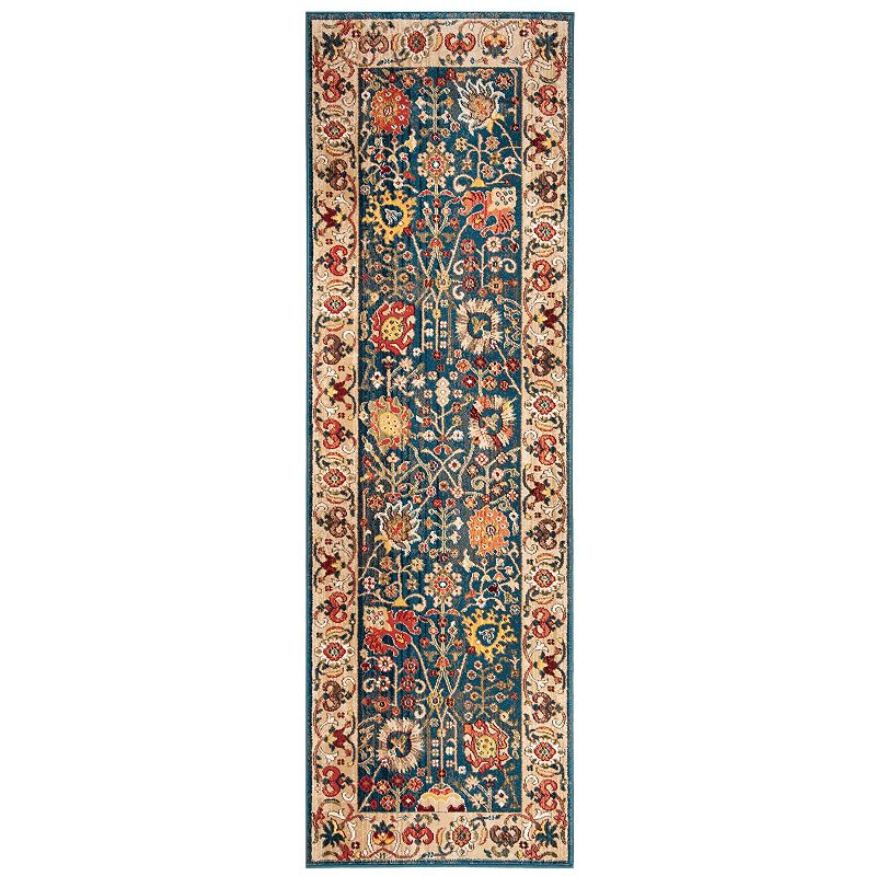 Safavieh Kashan Jenn Floral Framed Rug