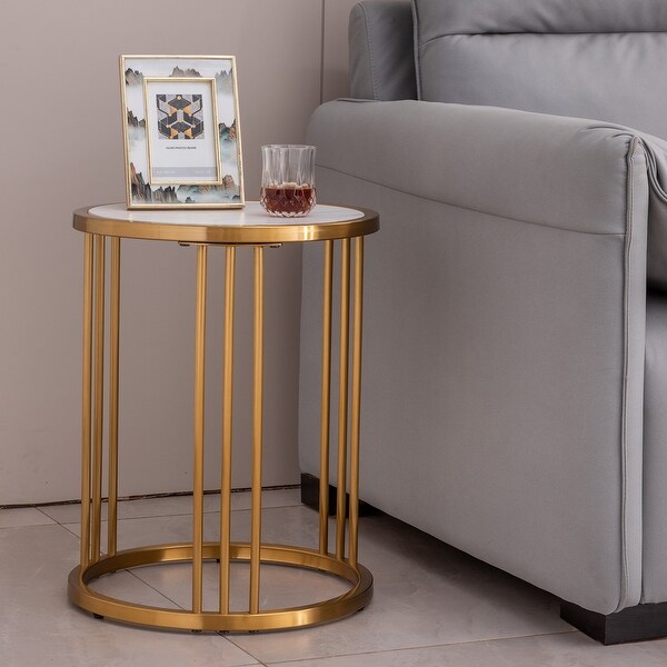 Side Table， Small End Table， Tall Nightstand for Living Room， Bedroom， Office， Bathroom