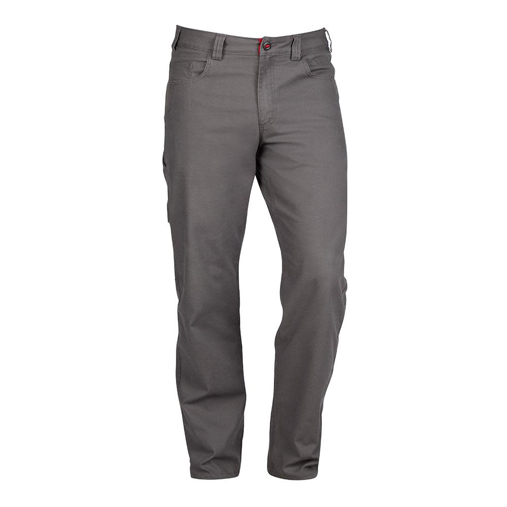 Milwaukee Work Pants Flex Heavy Duty Gray 32x 34 ;