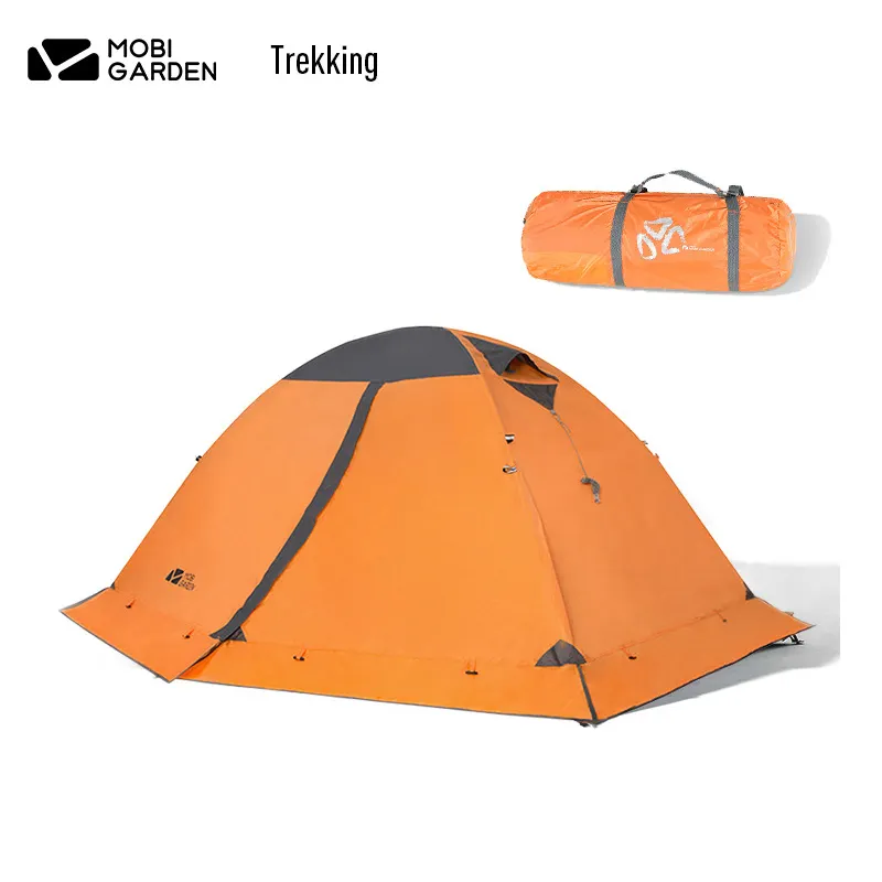 MOBI GARDEN Backpacking Tent 4 Seasons Camping Outdoor Waterproof Windproof 1 3 Person Hiking